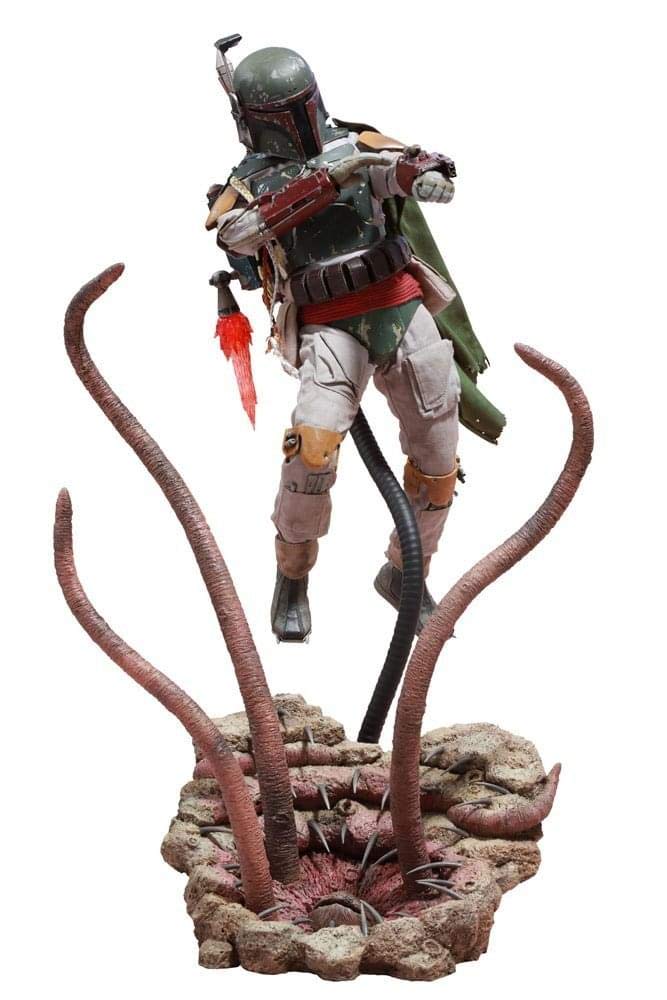 【中古】【非常に良い】【ムービー・マスターピース】『スター・ウォーズ エピソード6／ジェダイの帰還』1／6スケールフィギュア ボバ・フェット ［ボーナスアクセサリー付き］トイサピエンス限定画像