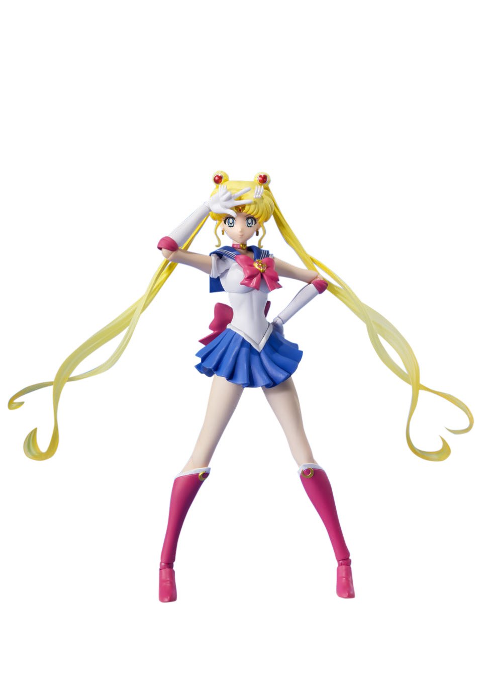 【中古】【非常に良い】TAMASHII NATIONS S.H.フィギュアーツ 美少女戦士セーラームーン セーラームーン-美少女戦士セーラームーンCrystal- 約135mm PVC&ABS製 塗装済み可動フィギュア