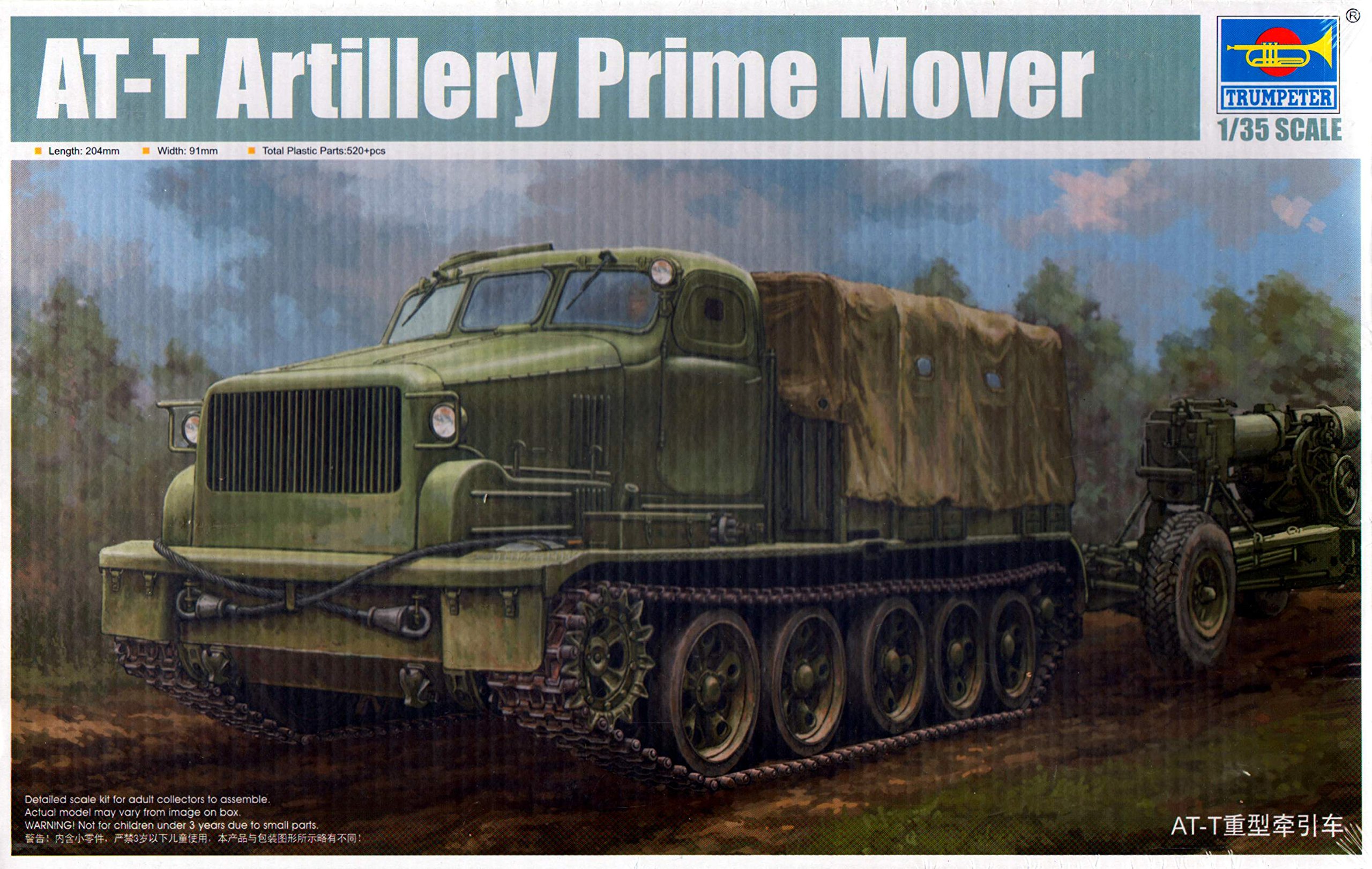 【中古】【非常に良い】トランペッター 1/35 ソビエト軍 砲兵トラクター AT-T プラモデル 09501