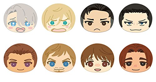 【中古】【非常に良い】ユーリ!!! on ICE おまんじゅうにぎにぎマスコット2 BOX商品 1BOX \u003d 8個入り、全8種類