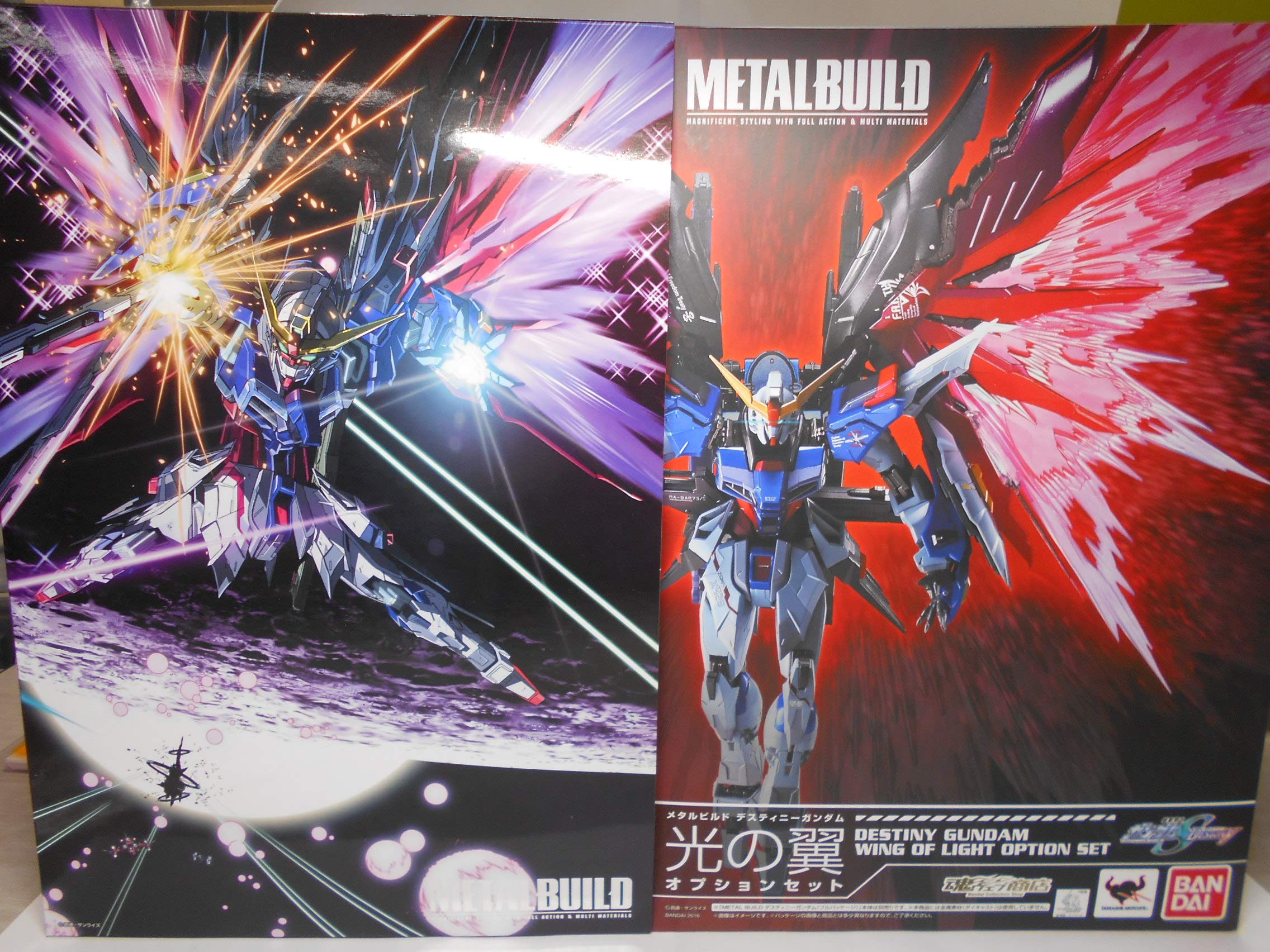 【中古】【非常に良い】機動戦士ガンダムSEED DESTINY メタルビルド ZGMF-X42S デスティニーガンダム 光の翼オプションセット