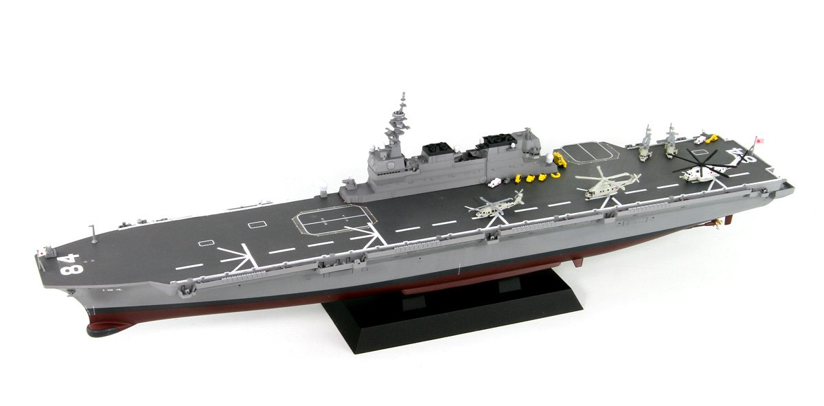 【中古】【非常に良い】ピットロード 1/700 スカイウェーブシリーズ 海上自衛隊護衛艦 DDH-184 かが 塗装済み完成品 JPM10|ドリエムコーポレーション