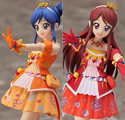 【中古】【非常に良い】S.H.フィギュアーツ 霧矢あおい、紫吹蘭(ソレイユver.)セット『アイカツ！』(魂ウェブ商店限定)