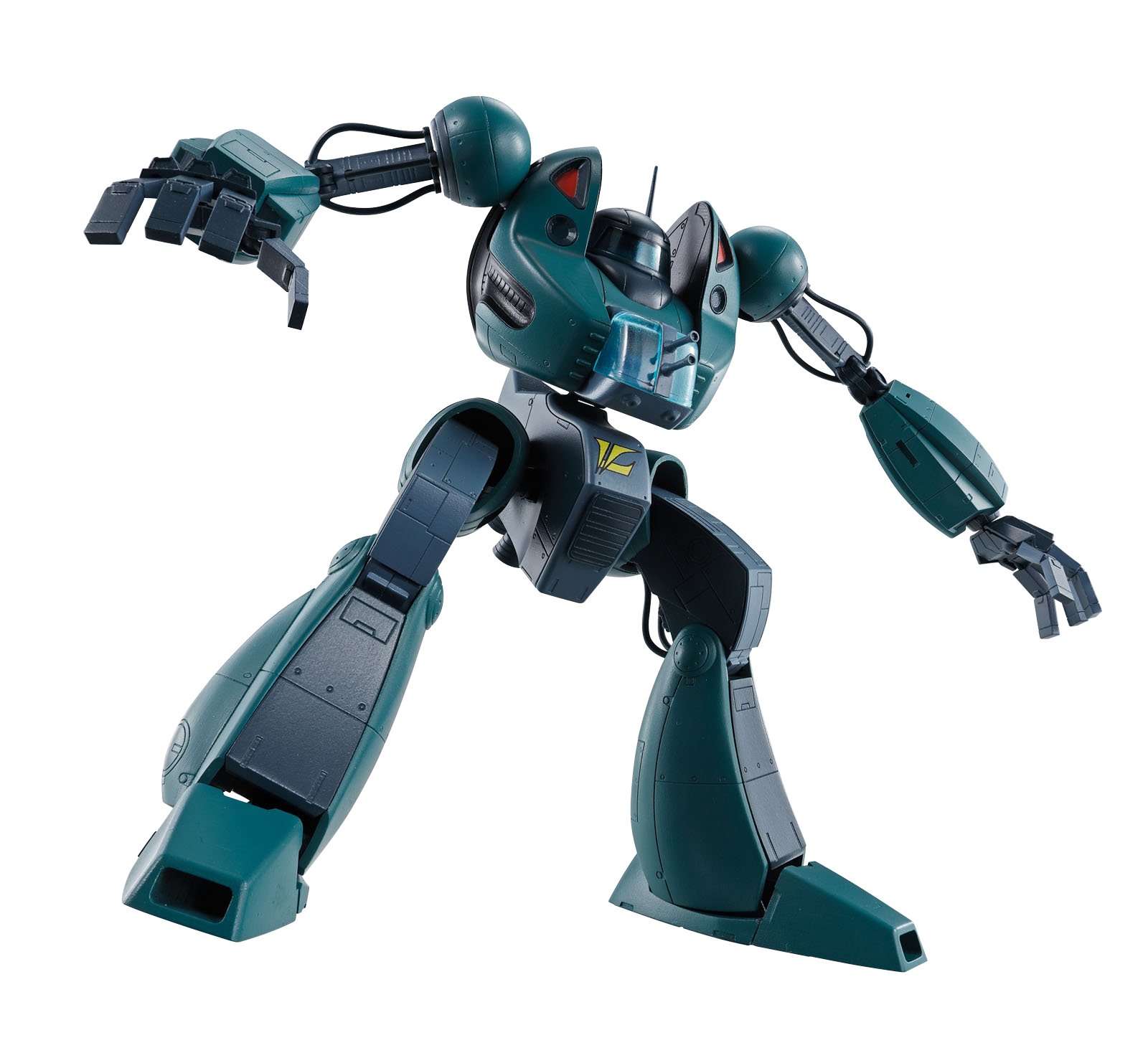 【中古】【人並み外れたに似つかわしい】TAMASHII NATIONS HI-METAL R せめぎ合う仕組み ザブングル ガバメントタイプ(ティンプ機) 約150粍 ABS\u0026PVC\u0026ダイキャスト製 ペンキ塗り済みモビール図形