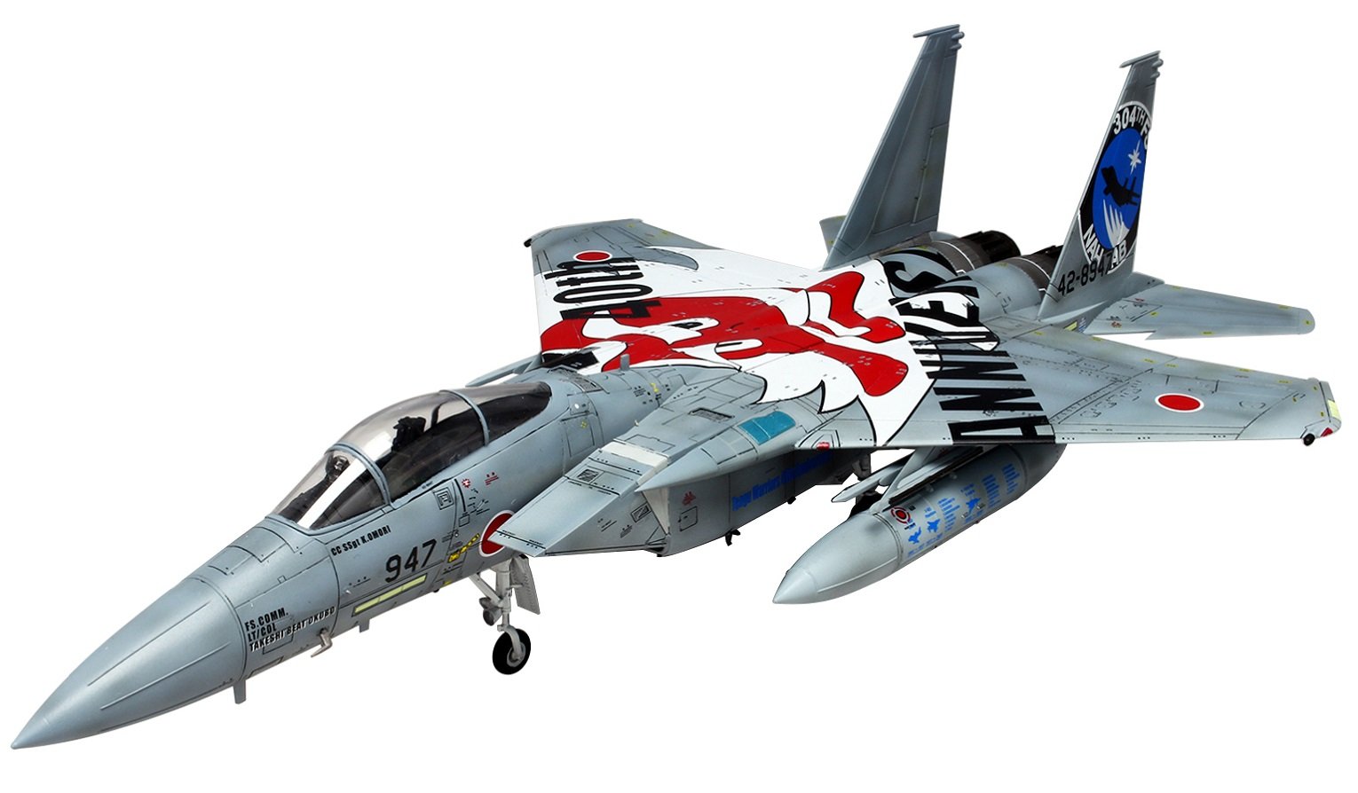 【中古】【非常に良い】プラッツ 1/72 航空自衛隊 F-15J イーグル 第304飛行隊 創設40周年記念塗装機 テング・ウォーリアーズ プラモデル AC-24