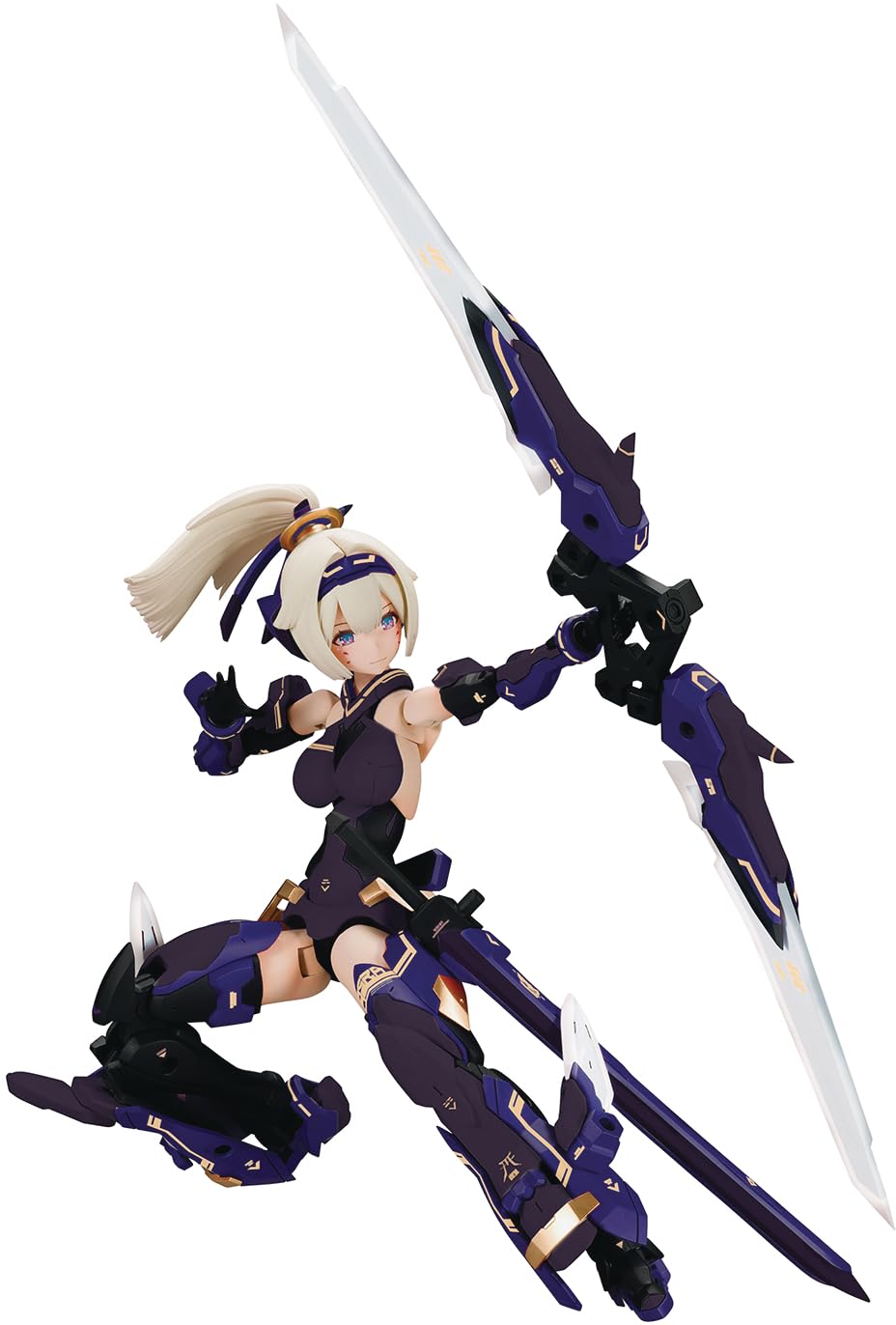 【中古】【非常に良い】メガミデバイス 朱羅 弓兵 影衣 1/1 プラモデル(コトブキヤショップ限定)