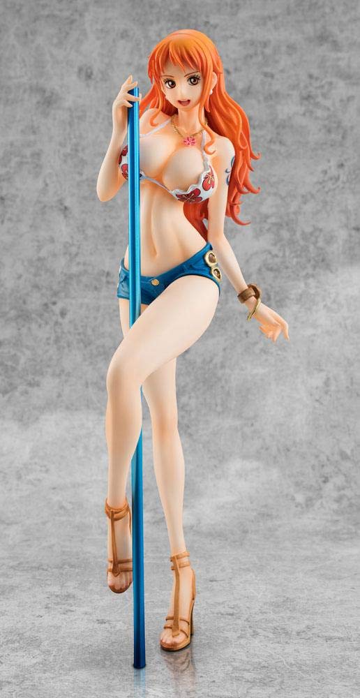 【中古】【非常に良い】メガハウス(MegaHouse) Portrait.Of.Pirates ワンピース LIMITED EDITION ナミ NewVer. 1/8 完成品フィギュア(メガトレショップ、麦わらストア等|ドリエムコーポレーション