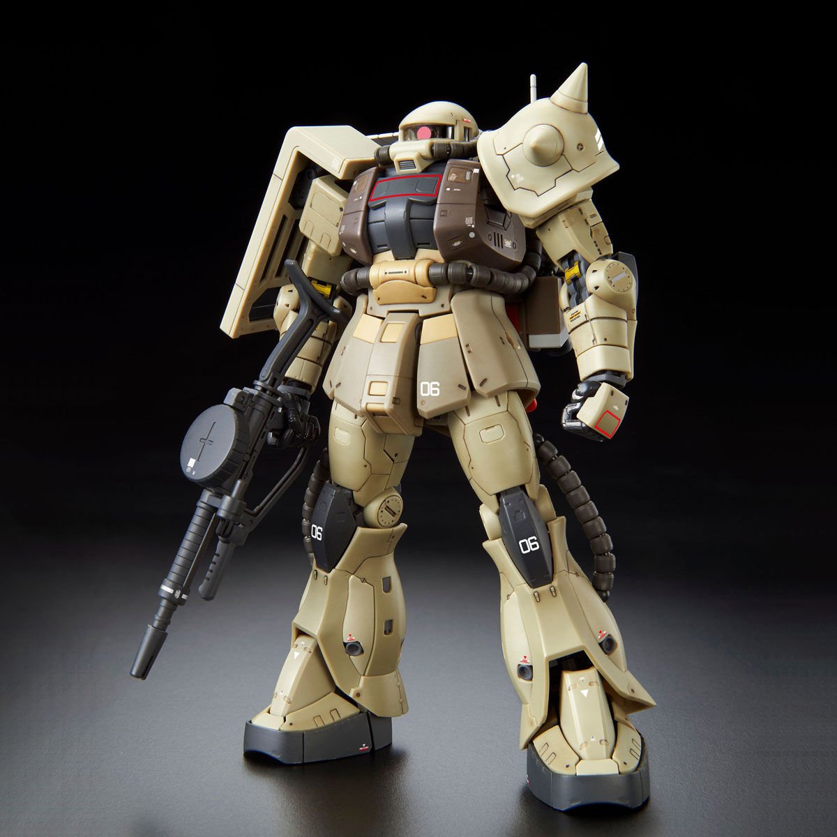 【中古】【非常に良い】BANDAI RG 1/144 MS-06F ザク・マインレイヤー プラモデル 『機動戦士ガンダムMSV』より(ホビーオンラインショップ限定)｜ドリエムコーポレーション