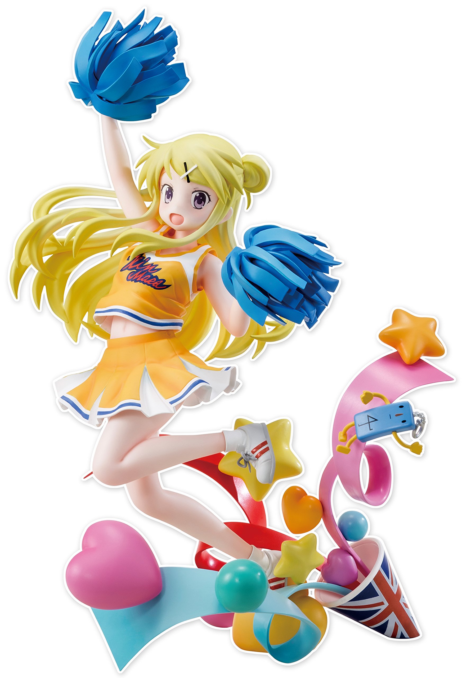 【中古】【非常に良い】1/7スケール塗装済み完成品 『きんいろモザイク Pretty Days』 九条カレン ぽっぷんチアガールver.｜ドリエムコーポレーション