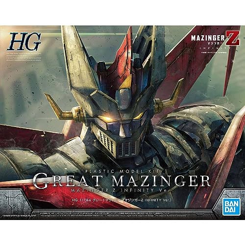【中古】【非常に良い】HG グレートマジンガー(マジンガーZ INFINITY Ver.) 1/144スケール 色分け済みプラモデル