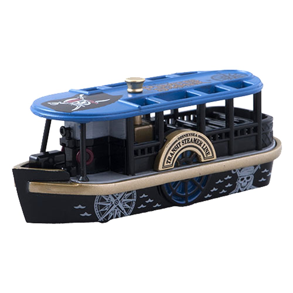 【中古】【非常に良い】ディズニー パイレーツ サマー 2018 シー ( PIRATES 実写風) トミカ ( ドクロ トランジットスチーマーライン ) ビークルコレクション シー限定