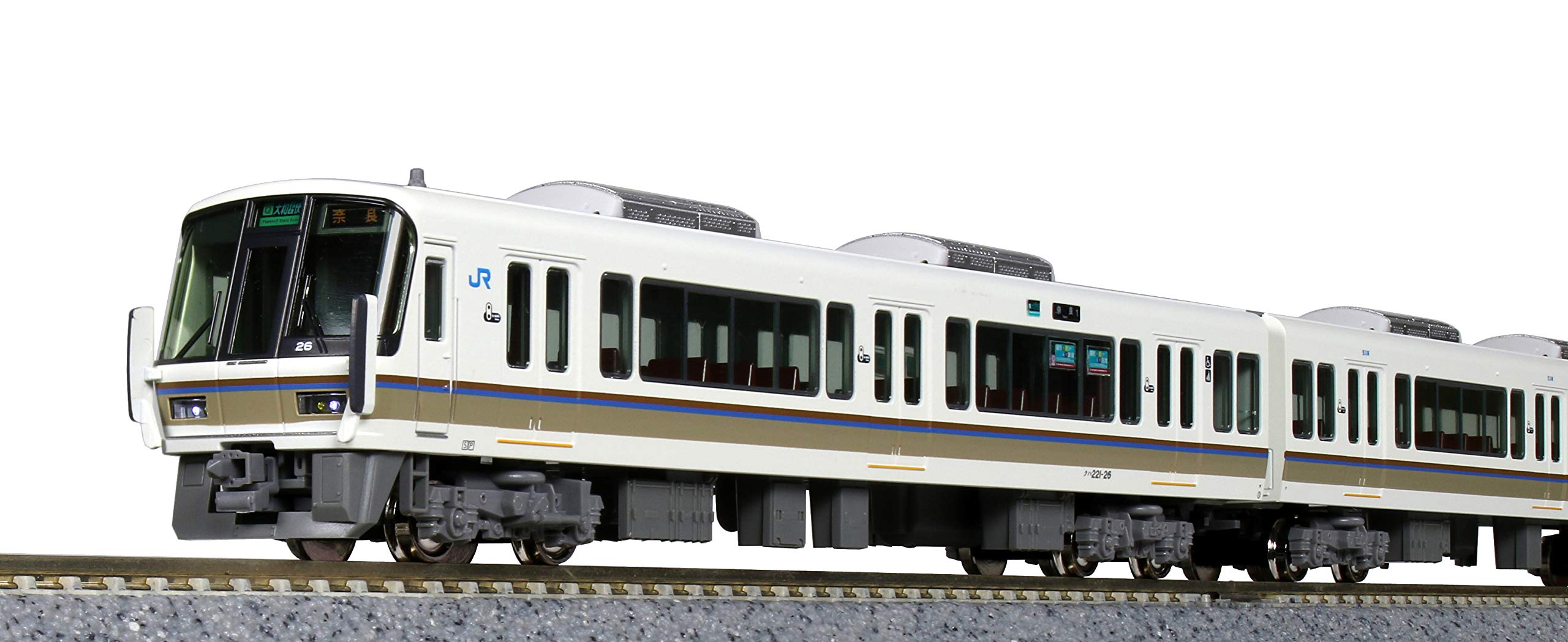【中古】【非常に良い】KATO Nゲージ 221系リニューアル車 大和路快速 基本セット 4両 10-1491 鉄道模型 電車｜ドリエムコーポレーション