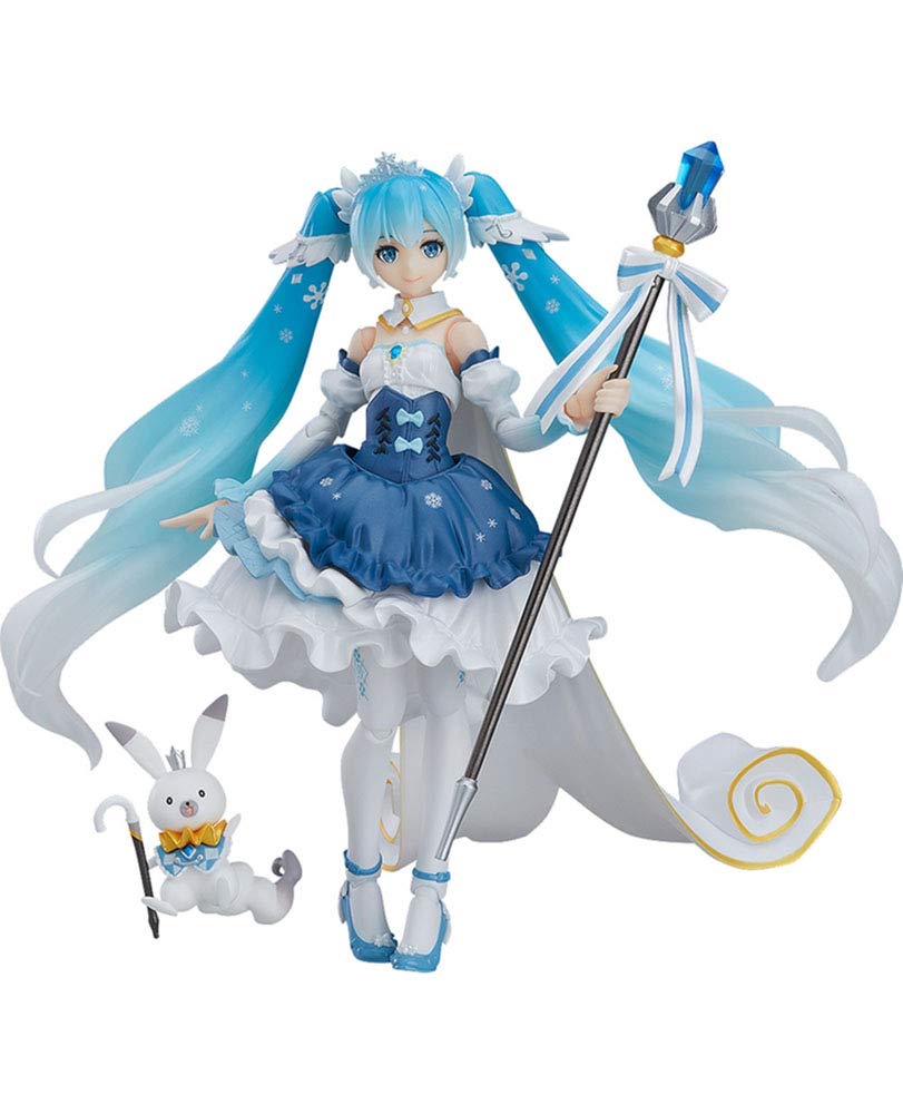 【中古】【非常に良い】figma 雪ミク Snow Princess ver.(ワンダーフェスティバル2019[冬]、GOOD SMILE ONLINE SHOP、さっぽろ雪まつり等限定)