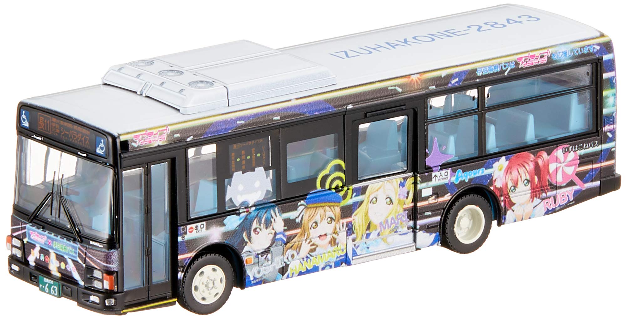 【中古】【非常に良い】ラブライブ!サンシャイン!! 全国バスコレクション 1/80シリーズ JH033 全国バス80 伊豆箱根バス ラッピングバス 3号車 ジオラマ用品 (メーカー初回受注限定生産)