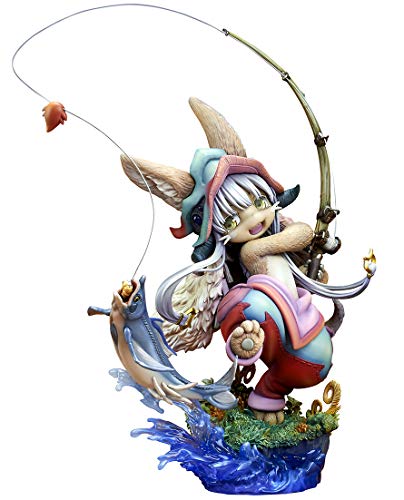 【中古】【非常に良い】メイドインアビス ナナチ ~ガンキマス釣り~ 全高約230mm PVC製 塗装済み完成品フィギュア