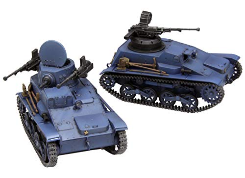 【中古】【非常に良い】ファインモールド ガールズ&パンツァー リボンの武者 九四式軽装甲車 鬼チーム スーパー改 & 無人砲塔仕様 2台セット 1/35スケール プラモデル 41113