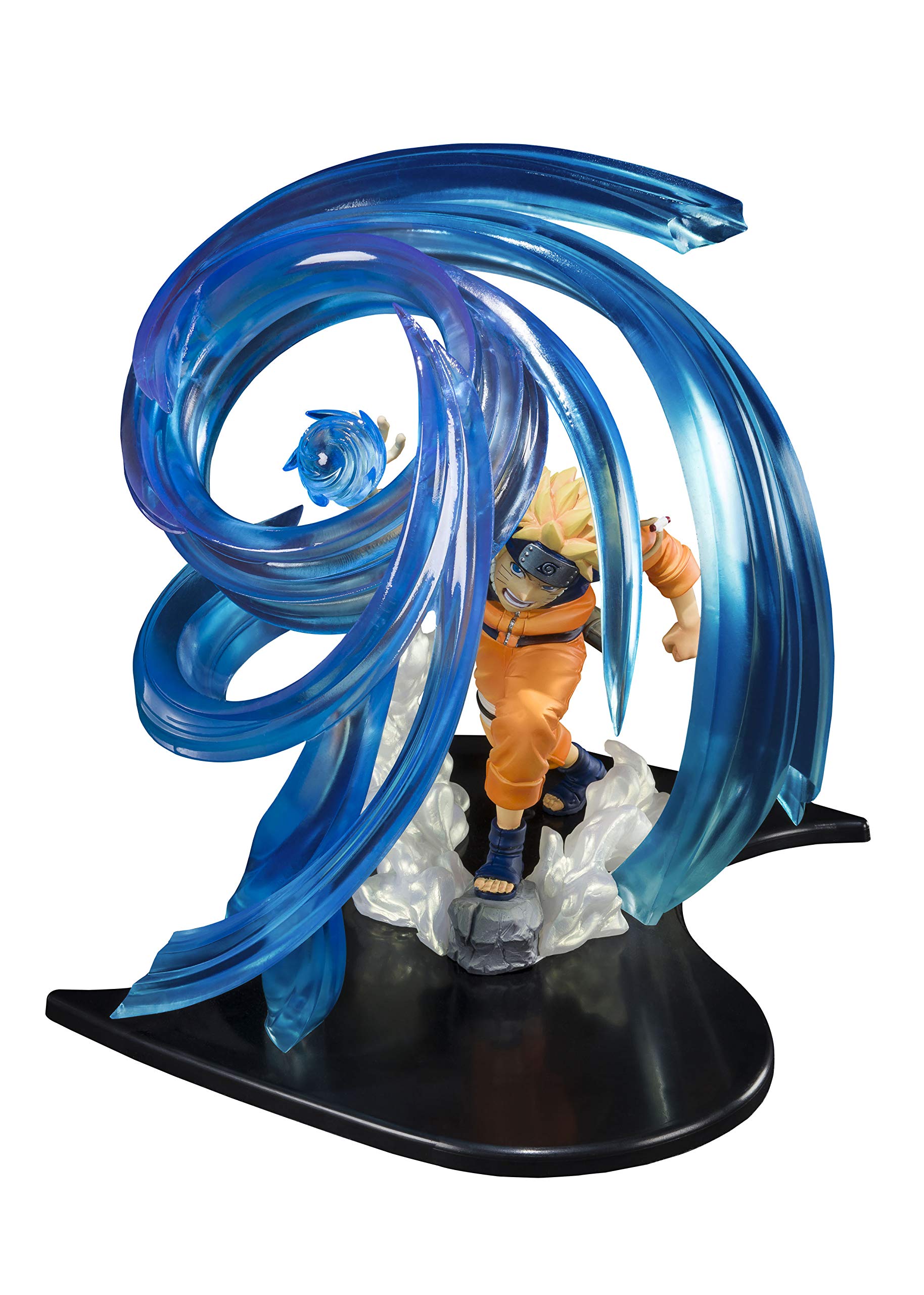 【中古】【非常に良い】TAMASHII NATIONS フィギュアーツZERO NARUTO‐ナルト‐ 疾風伝 うずまきナルト-螺旋丸- 絆Relation 約175mm PVC&ABS製 塗装済み完成品フィギュア