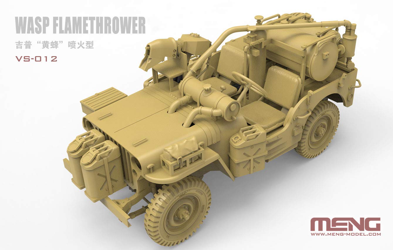 【中古】【非常に良い】モンモデル 1/35 イギリス軍 小型軍用車両 ワスプ 火炎放射器装備 プラモデル MVS012