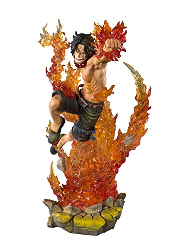 【中古】【非常に良い】TAMASHII NATIONS フィギュアーツZERO ONE PIECE ポートガス・D・エース -白ひげ海賊団2番隊隊長- 約195mm PVC&ABS製 塗装済み完成品フィギュア