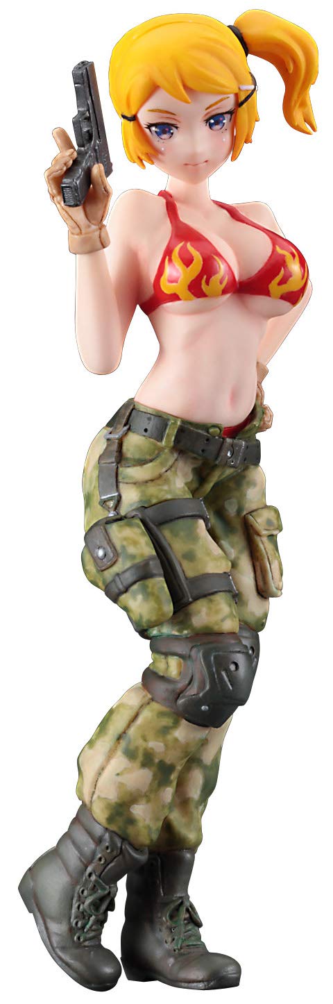 【中古】【非常に良い】ハセガワ 1/12 たまごガールズコレクション No.06 エイミー・マクドネル (アーミー) 未塗装レジンキット SP439