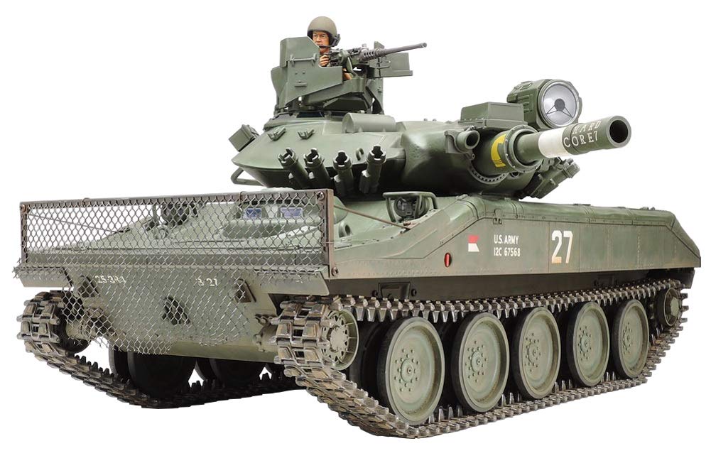 【中古】【非常に良い】タミヤ 1/16 ビッグタンクシリーズ No.13 アメリカ軍 空挺戦車 M551 シェリダン ディスプレイモデル プラモデル 36213