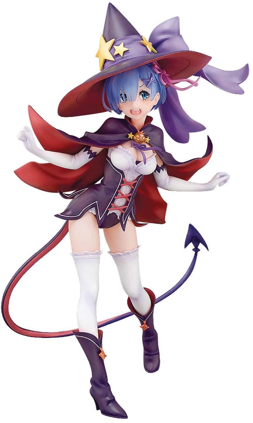 【中古】【非常に良い】Re:ゼロから始める異世界生活 レム ハロウィンVer. 1/7スケール ABS&PVC製 塗装済み完成品フィギュア