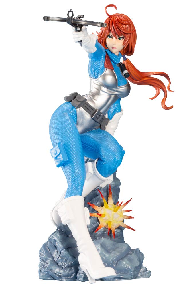 【中古】【非常に良い】G.I. JOE美少女 G.I.JOE スカーレット スカイブルー 限定版 1/7スケール PVC製塗装済み完成品 フィギュア
