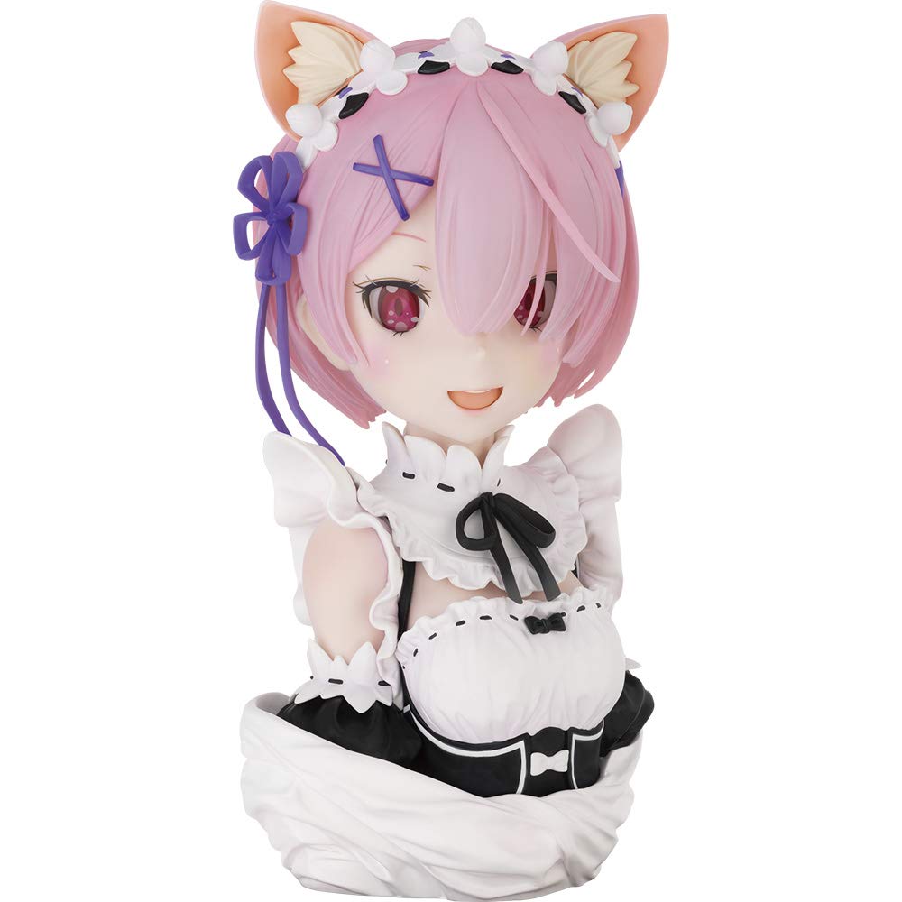 【中古】【非常に良い】一番くじ Re:ゼロから始める異世界生活 ―喜びなさい、両手に花ってヤツよ― ラストワン賞 ラムアートスケールフィギュア ラストワンver.