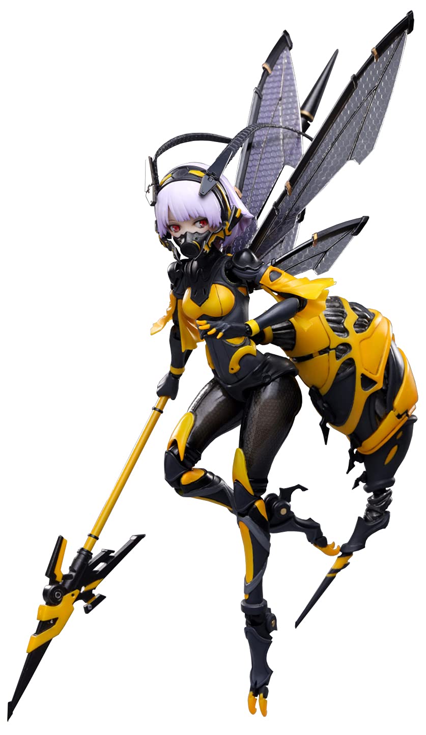 【中古】【非常に良い】SNAIL SHELL[蝸之殻] BEE-03W ワスプガール 1/12スケール 可動フィギュア