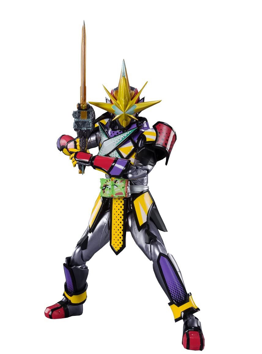 【中古】【非常に良い】BANDAI SPIRITS(バンダイ スピリッツ) S.H.フィギュアーツ 仮面ライダー最光 金の武器 銀の武器／エックスソードマン