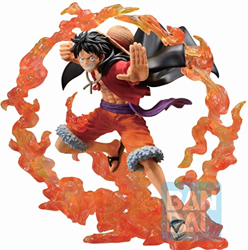【中古】【非常に良い】バンプレスト 一番くじ ワンピース 匠ノ系譜 決闘ノ記憶 A賞 モンキー・D・ルフィ フィギュア