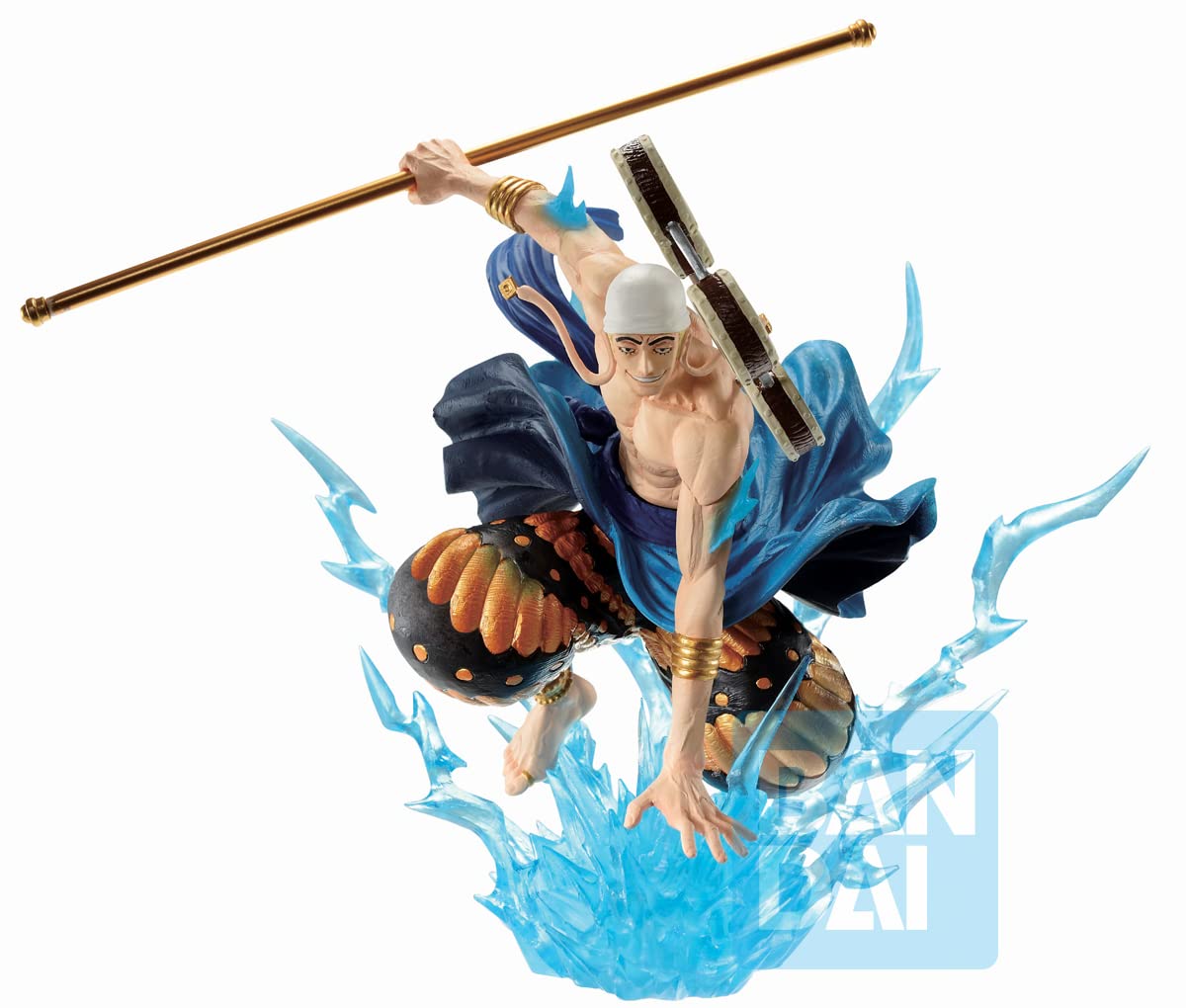 【中古】【非常に良い】バンプレスト 一番くじ ワンピース 匠ノ系譜 決闘ノ記憶 E賞 神・エネル フィギュア