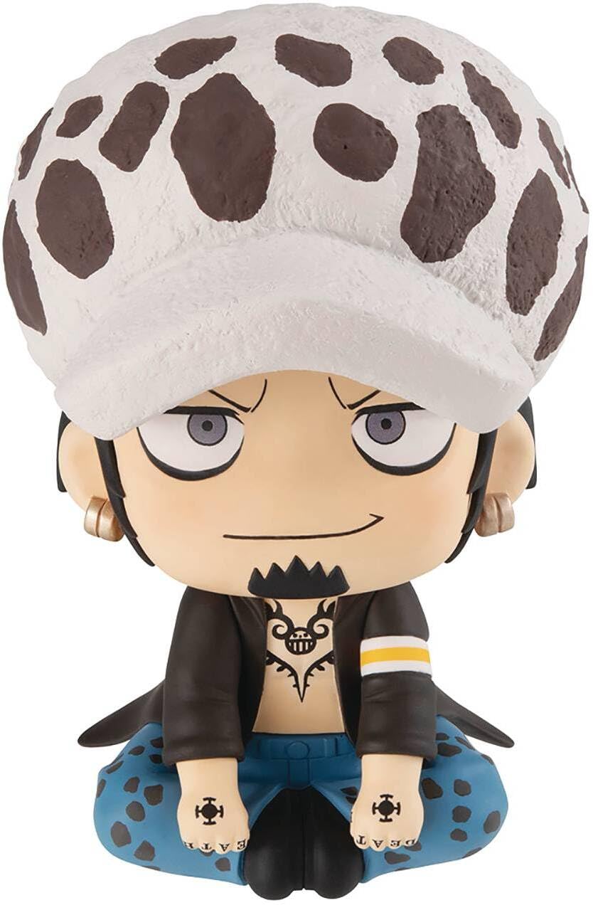 【中古】【非常に良い】るかっぷ ONE PIECE トラファルガー・ロー 約110mm PVC製 塗装済み完成品フィギュア