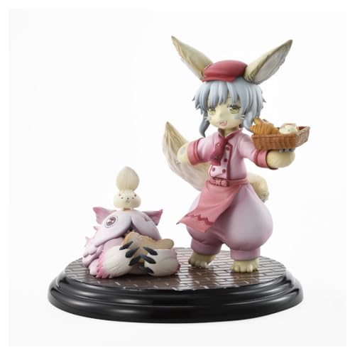 【中古】【非常に良い】ベルファイン メイドインアビス &times; 兎座LEPUS 第二層 -もっと兎座ナナチ- 兎座ナナチ & ミーティ 全高約140mm ノンスケール PVC製 塗装済み 完成品 フィギュア BF114｜ドリエムコーポレーション