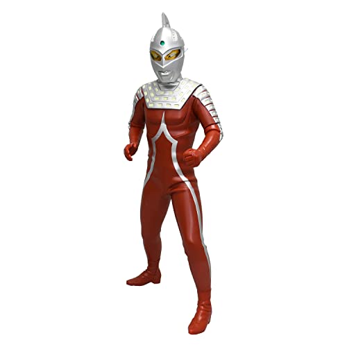 【中古】【非常に良い】ウルトラセブン/メガソフビキット 復刻版 ノンスケール 全高約40cm ソフトビニール製 未塗装 組み立てキット 赤 4571587310593画像