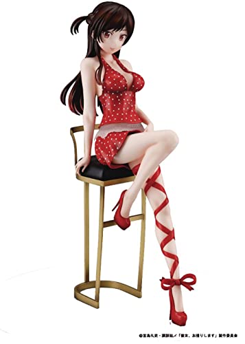 【中古】【非常に良い】ソル・インターナショナル(Sol International) 1/7スケール塗装済完成品『彼女、お借りします』水原千鶴 デートドレスVer. 全高約230mm