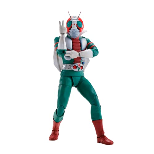 【中古】【非常に良い】BANDAI SPIRITS(バンダイ スピリッツ) S.H.フィギュアーツ (真骨彫製法) 仮面ライダーV3 約145mm ABS&PVC&布製 塗装済み可動フィギュア|ドリエムコーポレーション