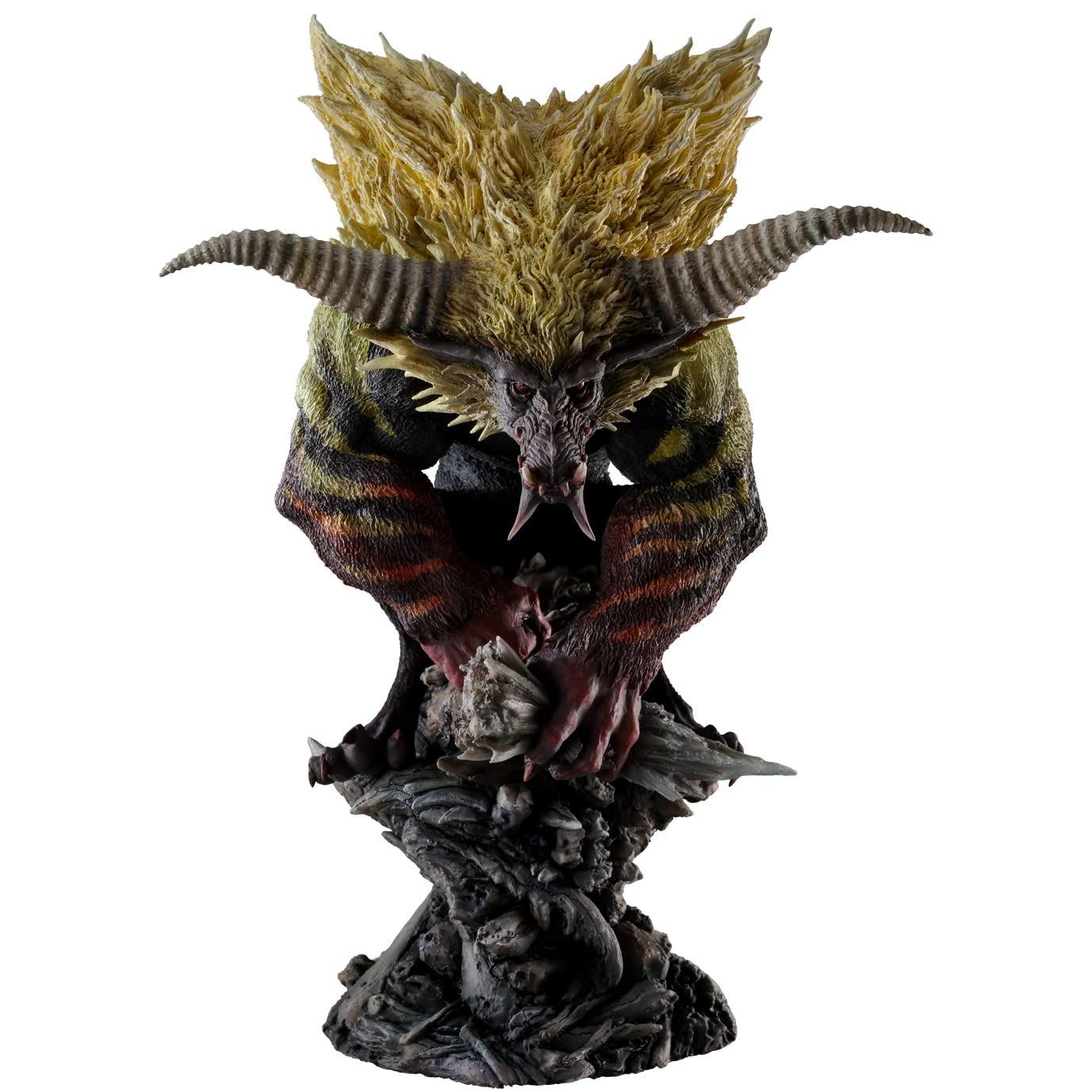 【中古】【非常に良い】カプコン モンスターハンター カプコンフィギュアビルダー クリエイターズモデル 金獅子 激昂したラージャン 復刻版 約H230×W180mm|ドリエムコーポレーション