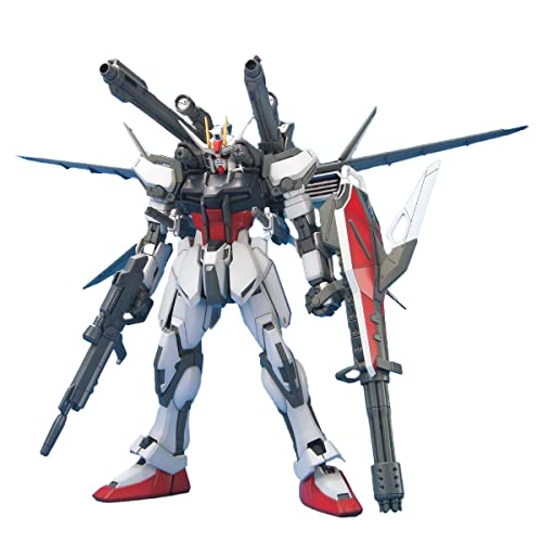 【中古】【非常に良い】MG 機動戦士ガンダムSEED ストライクガンダム IWSP 1/100スケール 色分け済みプラモデル