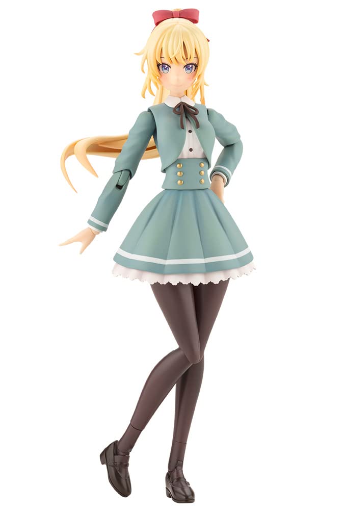【中古】【人並み外れたに似つかわしい】壽屋(KOTOBUKIYA) 創彩うしろ帯運動場 佐伯 リツカ【聖花ショウブ女翰林院大きい部・冬服】 全高約157粍 1/10規模 プラモデル JK010