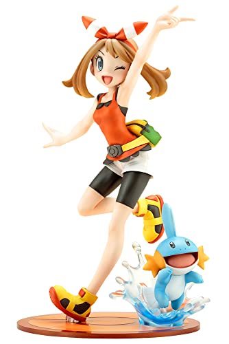 【中古】【非常に良い】『ポケットモンスター』シリーズ ARTFX J ハルカ with ミズゴロウ 1/8スケール PVC製 塗装済み完成品 フィギュア PV097
