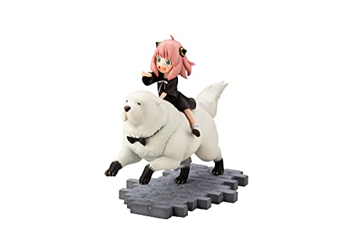 【中古】【非常に良い】SPY×FAMILY アーニャ・フォージャー & ボンド・フォージャー 1/7スケール PVC製 塗装済み完成品 フィギュア ホワイト PV063