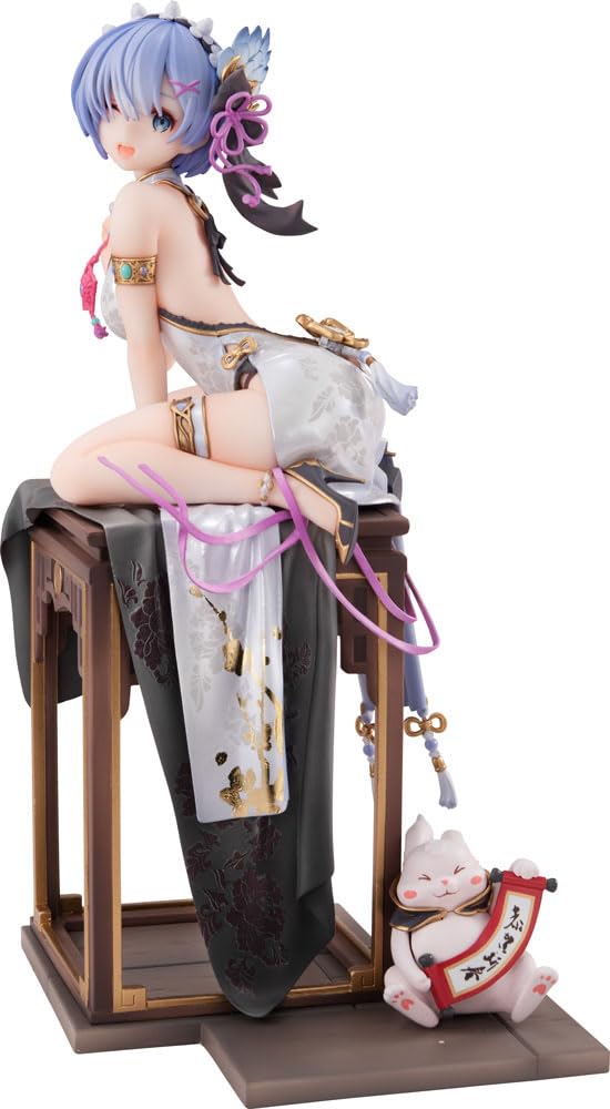 【中古】【非常に良い】KADOKAWA Re:ゼロから始める異世界生活 フィギュア PVC 1/7 レム:優美な美しさ Ver.22cm