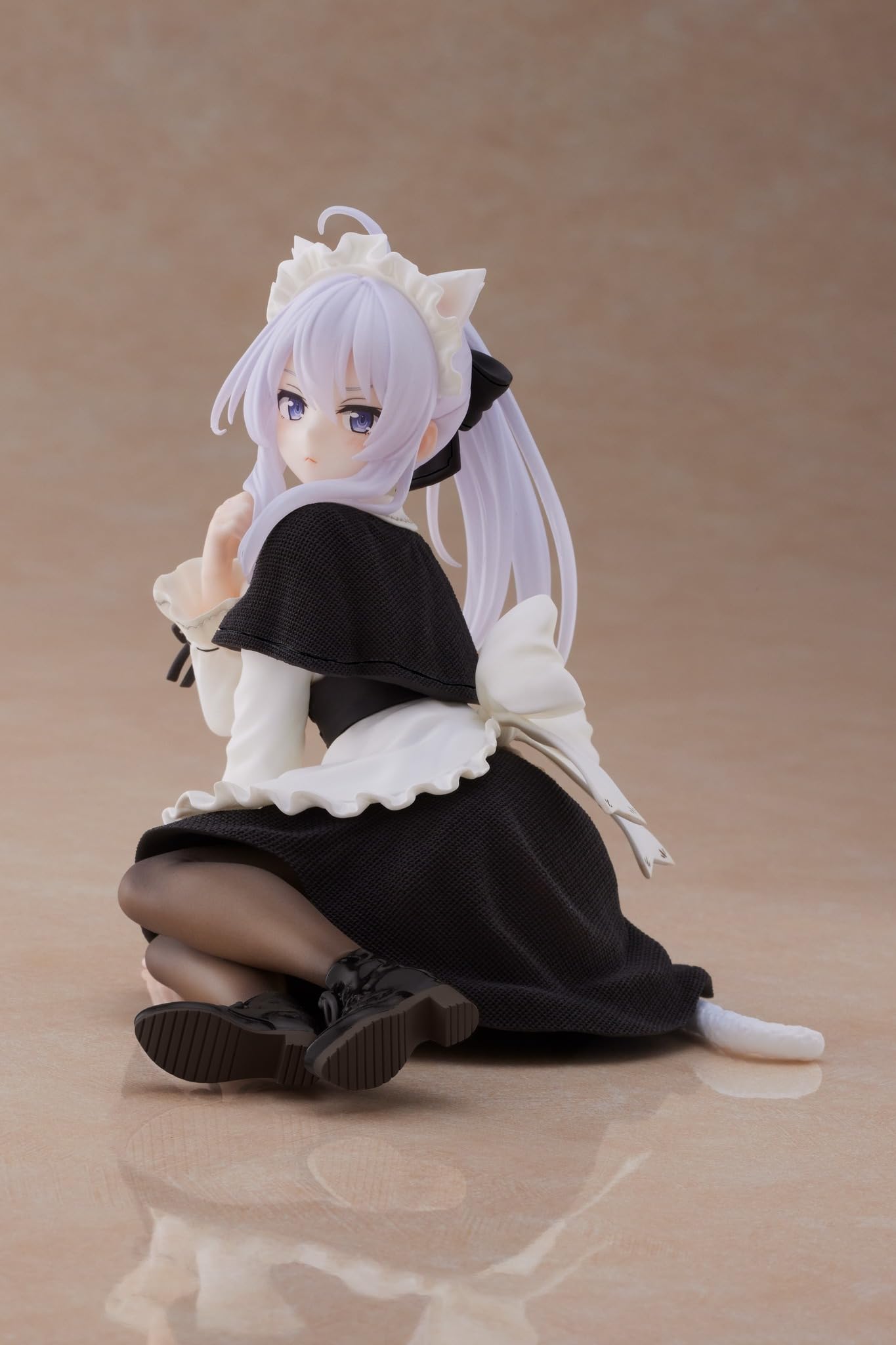 【中古】【非常に良い】魔女の旅々 Desktop Cute フィギュア イレイナ 猫耳メイドver.画像