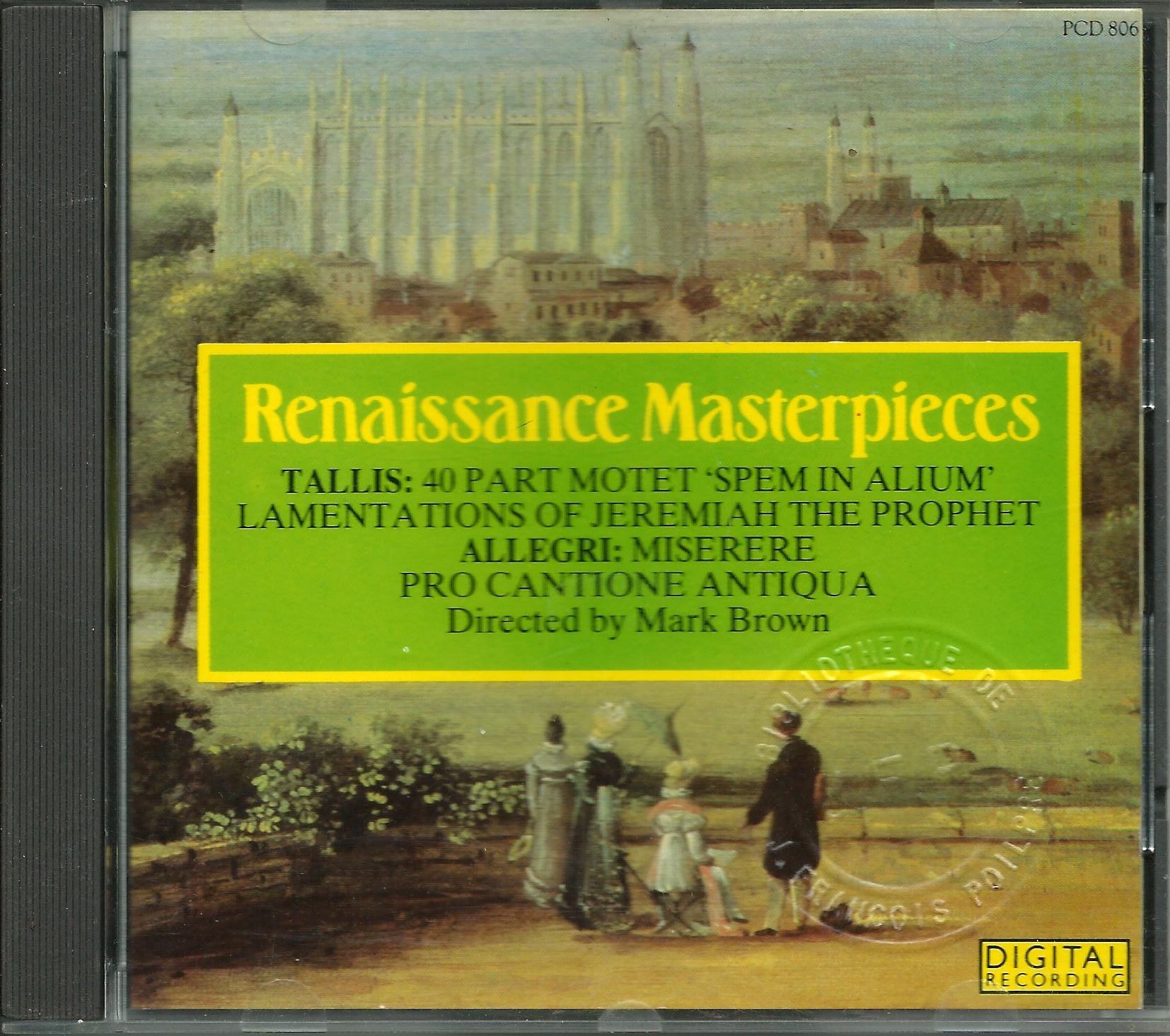 【中古】【非常に良い】Renaissance Masterpieces