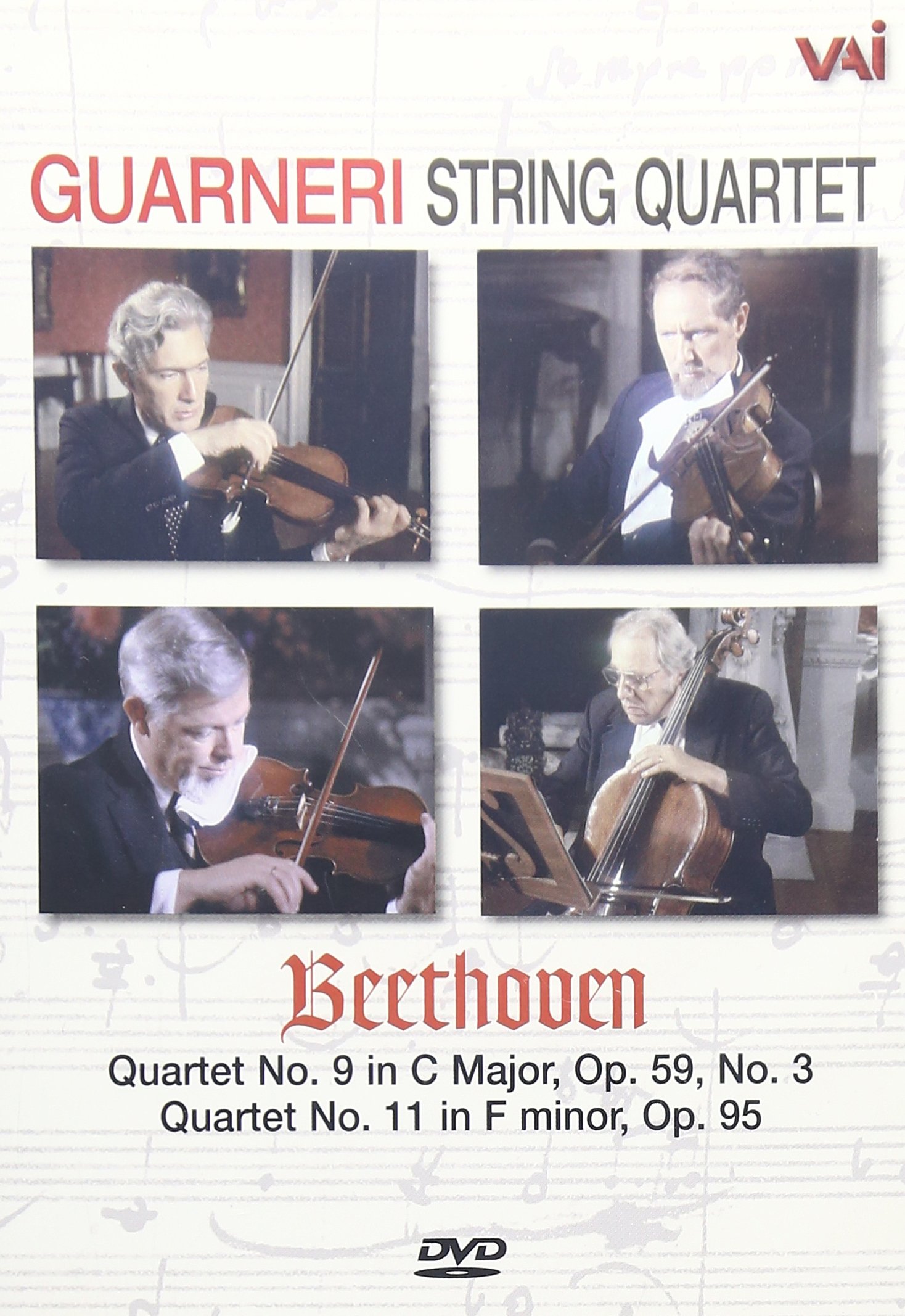 【中古】【非常に良い】Guarneri Quartet Plays Beethoven [DVD]｜ドリエムコーポレーション
