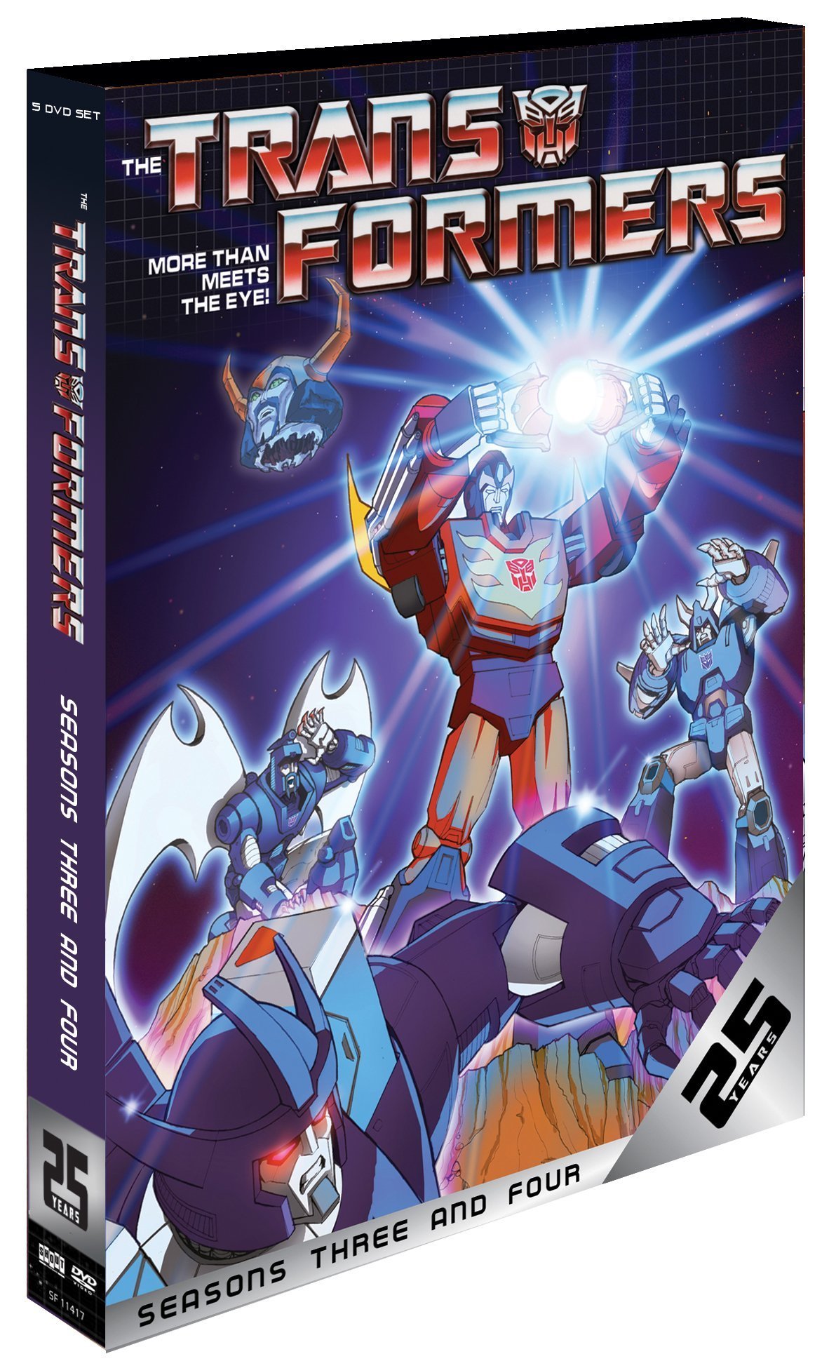 【中古】【非常に良い】Transformers: Seasons 3&4 - 25th Anniversary [DVD]