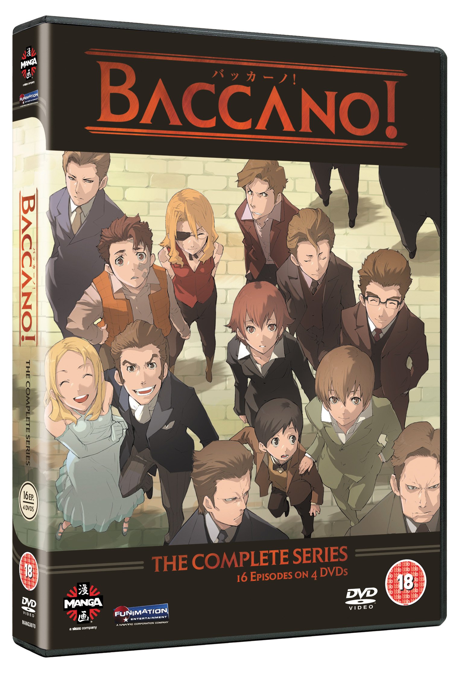 【中古】【非常に良い】BACCANO! -バッカーノ!- コンプリート DVD-BOX (全16話 406分) 成田良悟 アニメ [DVD] [Import] [PAL 再生環境をご確認ください]画像