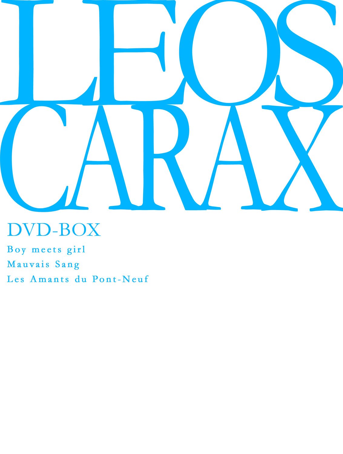 【中古】【非常に良い】ボーイ・ミーツ・ガール＆汚れた血＆ポンヌフの恋人 ＤＶＤ－ＢＯＸ～レオス・カラックス監督 アレックス三部作 ～ [DVD]