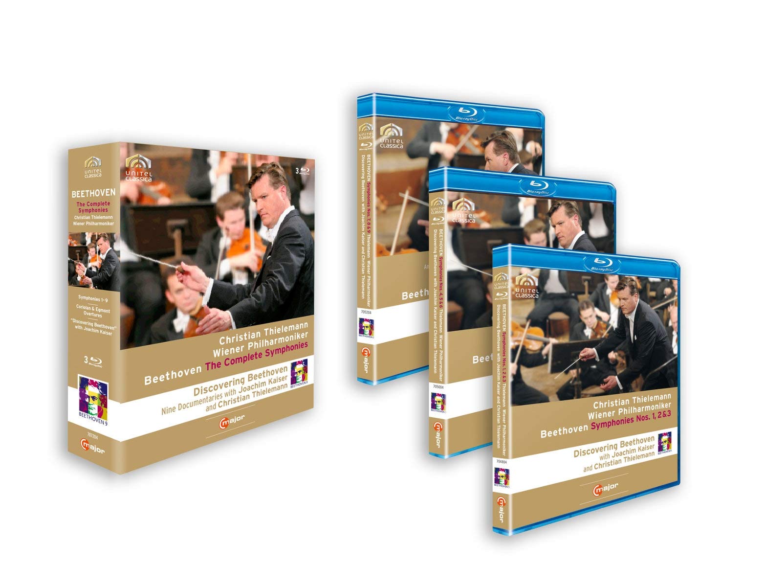 【中古】【非常に良い】Symphonies 1 - 9 [Blu-ray]